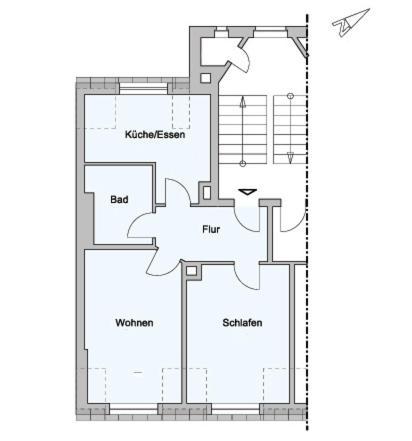 2-zimmer-traumwohnung: Schick * Hell * Ruhig * Grosse Raeume * Zentrumsnah Apartment *